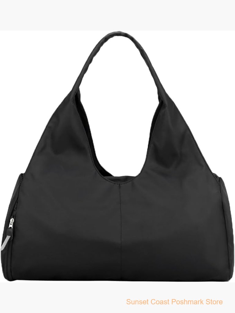Lightweight Waterproof Nylon Duffel Bag With Shoes Compartment